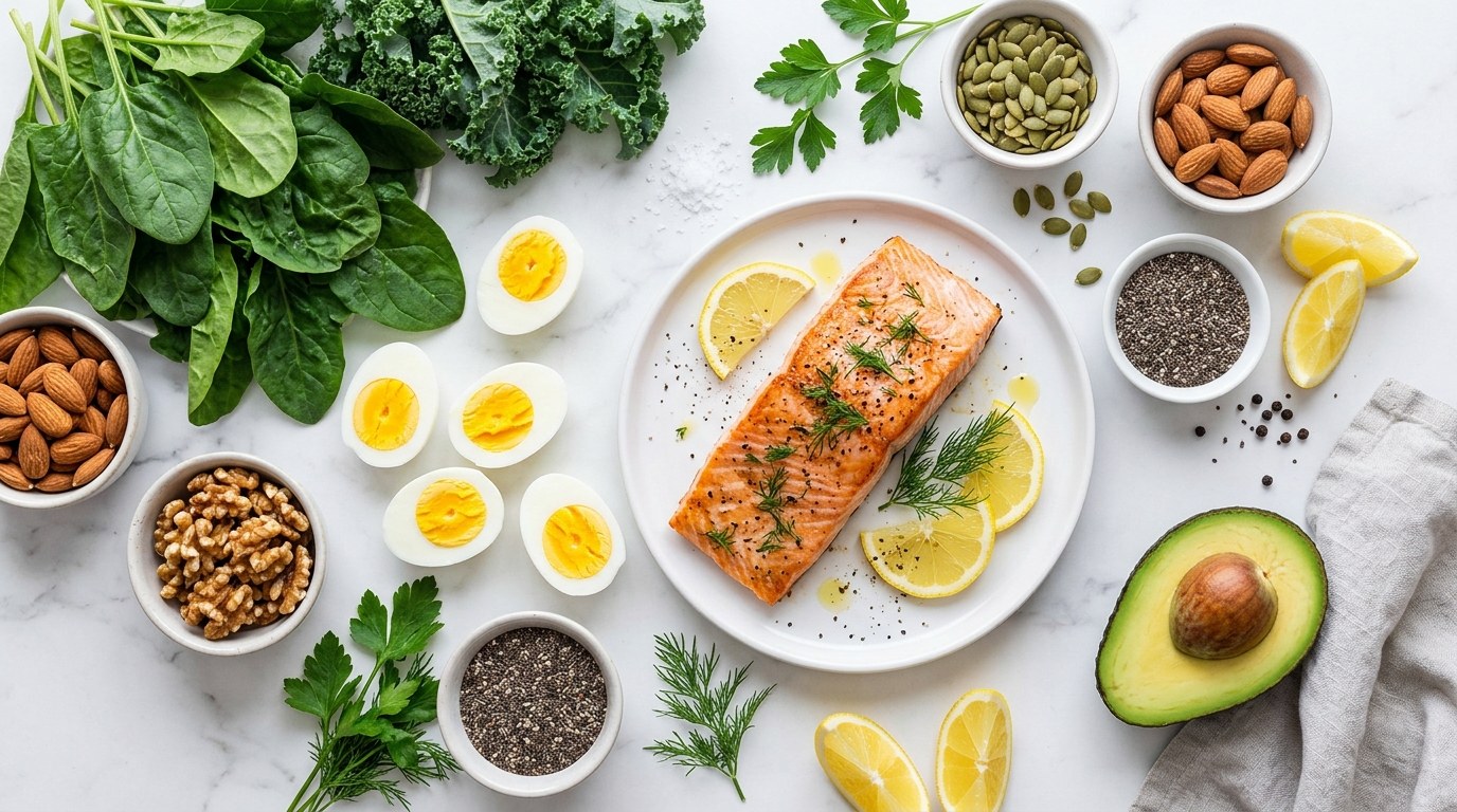 B vitamin rich foods supporting peripheral nerve nutrition